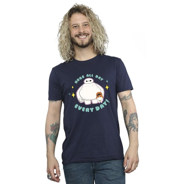 Disney Mens Big Hero 6 Baymax Hugs Everyday T-Shirt