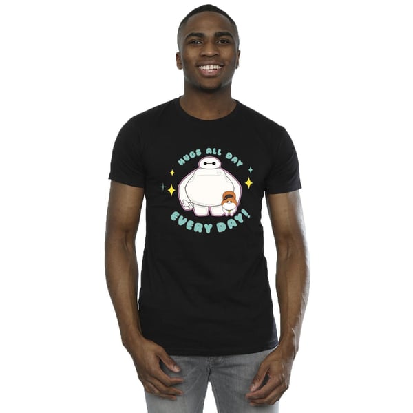 Disney Mens Big Hero 6 Baymax Hugs Everyday T-Shirt