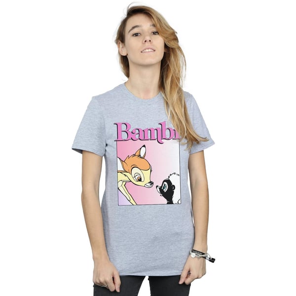 Disney Womens/Ladies Bambi Nice To Meet You Cotton Boyfriend T-Shirt