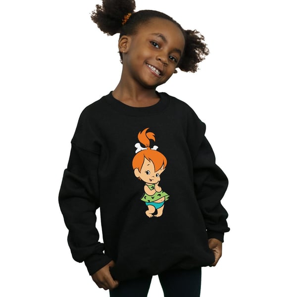 The Flintstones Girls Pebbles Flintstone Sweatshirt