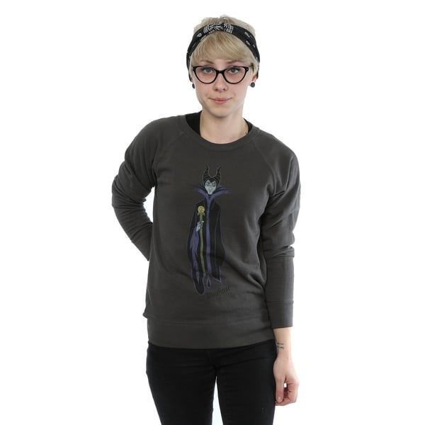 Sleeping Beauty Womens/Ladies Classic Maleficent Heather Sweatshirt