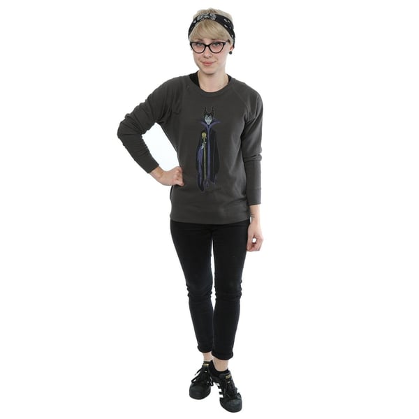 Sleeping Beauty Womens/Ladies Classic Maleficent Heather Sweatshirt