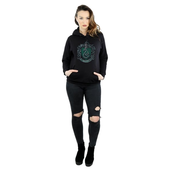 Harry Potter Womens/Ladies Slytherin Cotton Hoodie