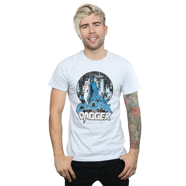 Marvel miesten Cloak And Dagger retro T-paita
