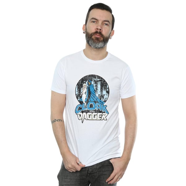Marvel miesten Cloak And Dagger retro T-paita