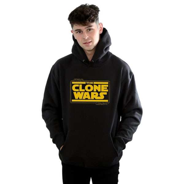 Star Wars Mens Clone Wars Logo Hoodie