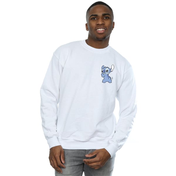 Disney Mens Lilo And Stitch Stitch Backside Breast Print Sweatshirt