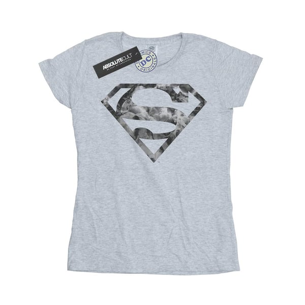 DC Comics Womens/Ladies Superman Marble Logo Cotton T-Shirt