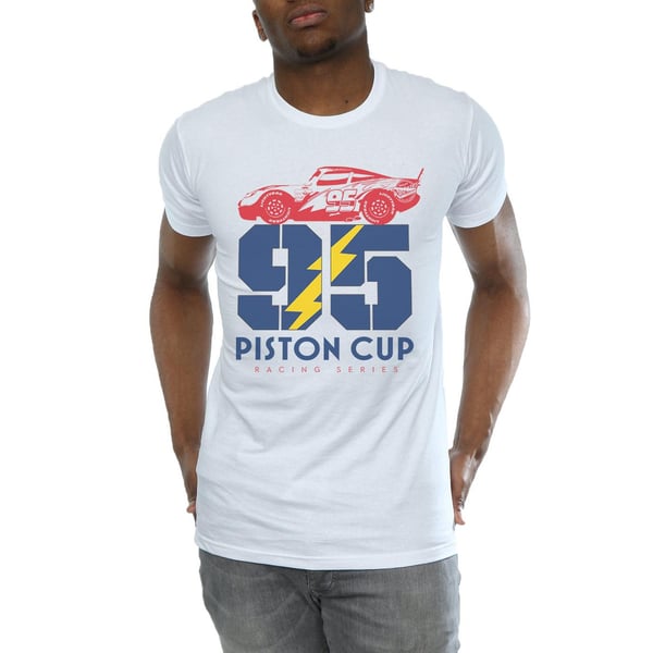 Disney Miesten Autot Piston Cup 95 T-paita