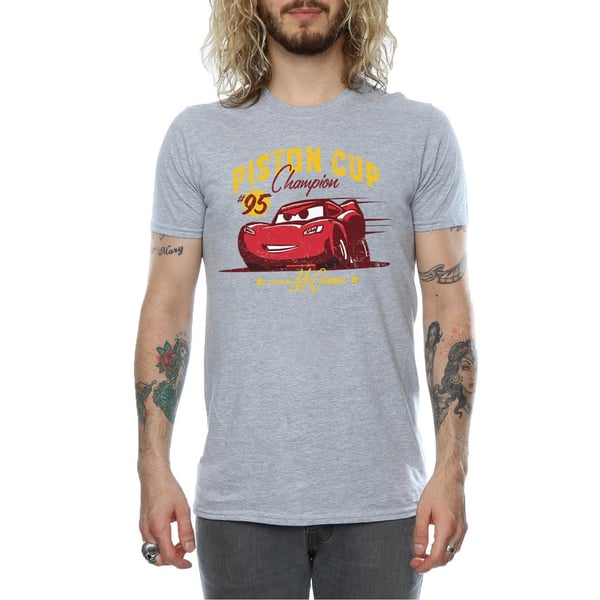 Disney Mens Cars Piston Cup Champion T-Shirt