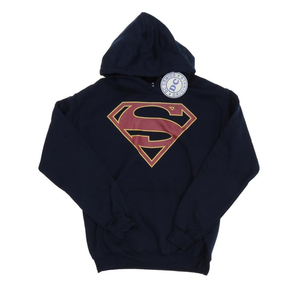 DC Comics Mens Supergirl Logo Hoodie
