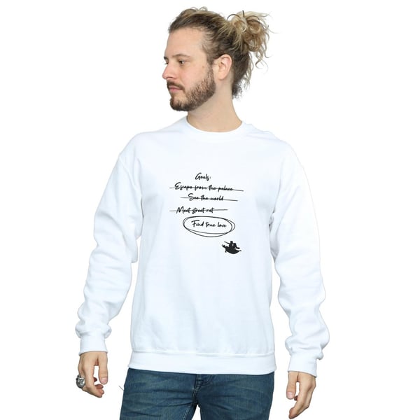 Disney Mens Aladdin Jasmine Goals Sweatshirt
