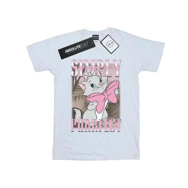 Disney Womens/Ladies Aristocats Marie Simply Purrfect Homage Cotton Boyfriend T-Shirt