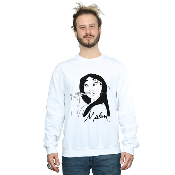 Disney Mens Mulan Chopsticks Sweatshirt