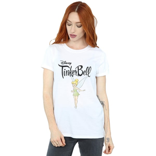 Disney Womens/Ladies Tinker Bell Flying Tink Cotton Boyfriend T-Shirt