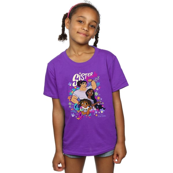 Disney Girls Encanto Sister Goals Cotton T-Shirt