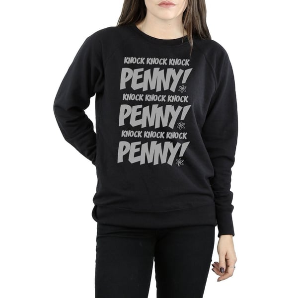 The Big Bang Theory Womens/Ladies Knock Knock Penny Sheldon Sweatshirt