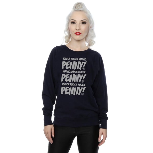 The Big Bang Theory Womens/Ladies Knock Knock Penny Sheldon Sweatshirt