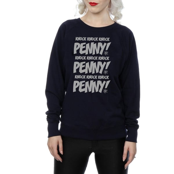 The Big Bang Theory Womens/Ladies Knock Knock Penny Sheldon Sweatshirt
