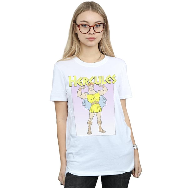Disney Womens/Ladies Hercules Muscles Cotton Boyfriend T-Shirt