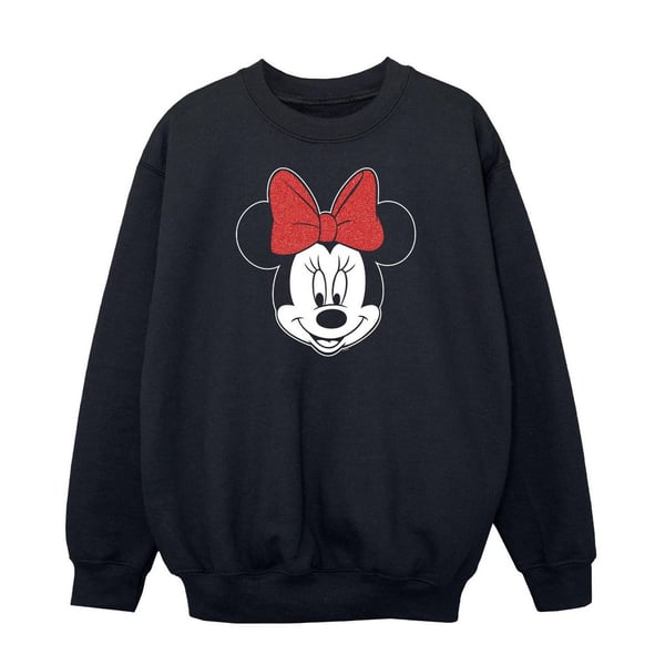 Disney Girls Minnie Mouse Head Sweatshirt