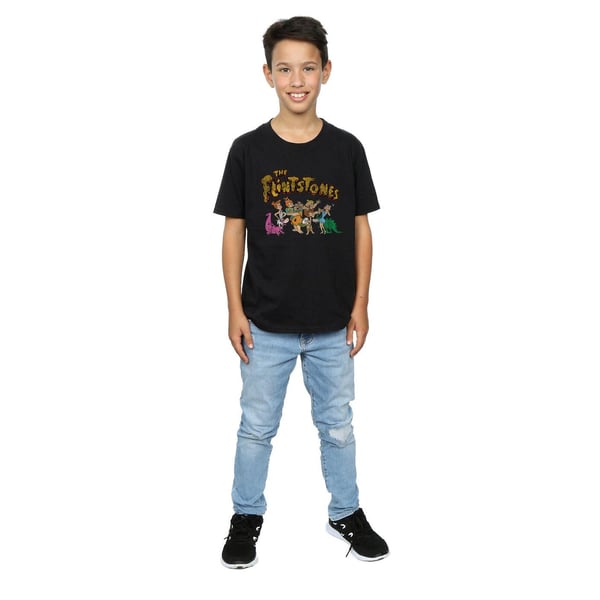 The Flintstones Boys Group Distressed T-Shirt