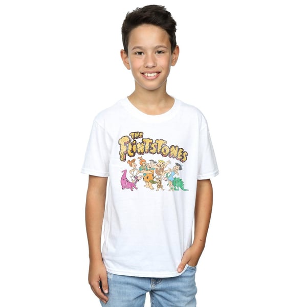 The Flintstones Boys Group Distressed T-Shirt