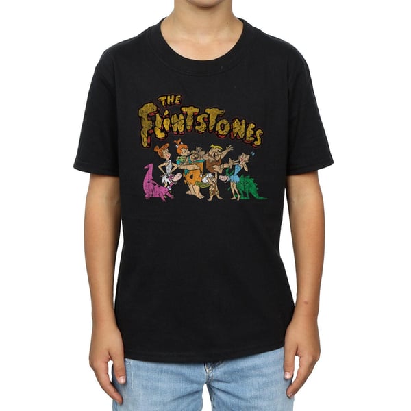 The Flintstones Boys Group Distressed T-Shirt