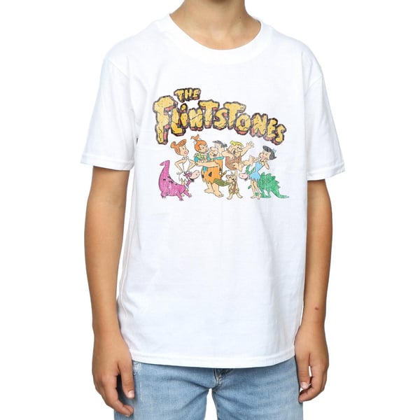 The Flintstones Boys Group Distressed T-Shirt