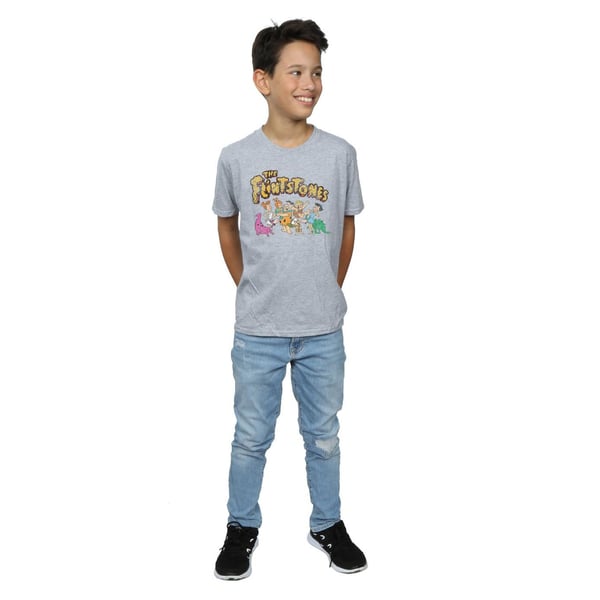 The Flintstones Boys Group Distressed T-Shirt
