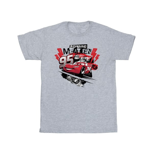 Disney Mens Cars Lightning McQueen Collage T-Shirt