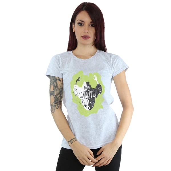 Disney Womens/Ladies The Descendants Cruella Long Live Cotton T-Shirt