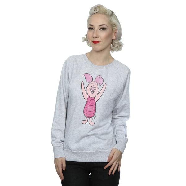 Winnie the Pooh Womens/Ladies Piglet Heather Sweatshirt