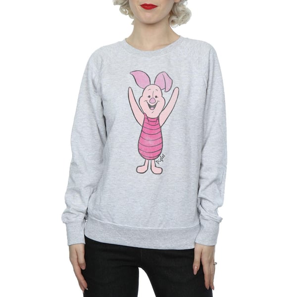 Winnie the Pooh Womens/Ladies Piglet Heather Sweatshirt