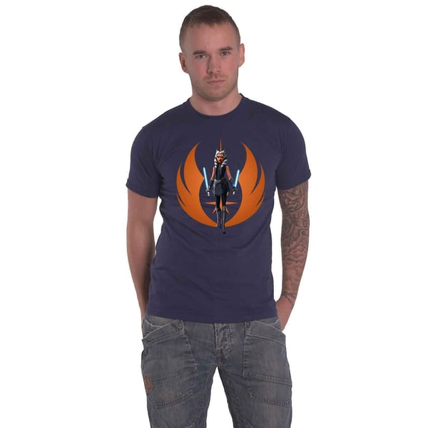 Star Wars: The Clone Wars Unisex Adult Ahsoka Rebel Pose T-Shirt