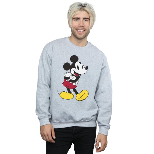 Disney Mens Classic Mickey Mouse Sweatshirt