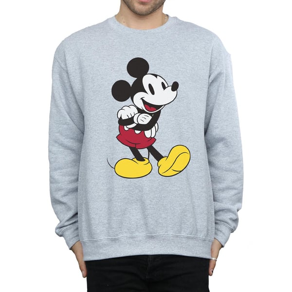 Disney Mens Classic Mickey Mouse Sweatshirt