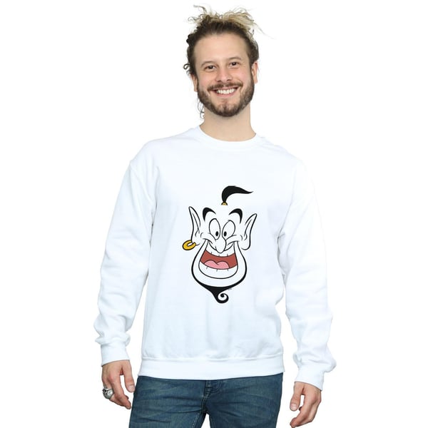 Disney Mens Aladdin Genie Face Sweatshirt