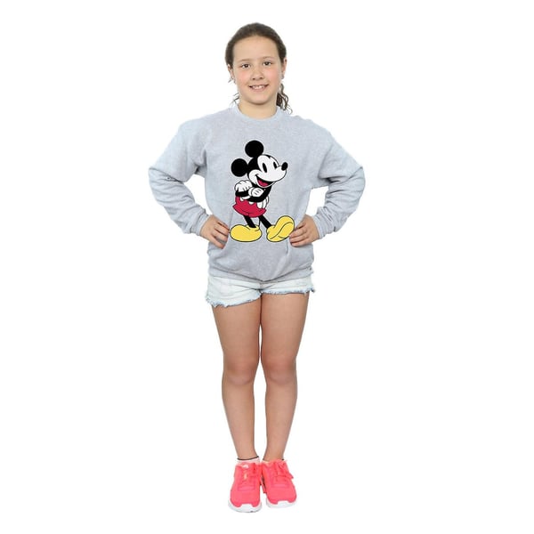 Disney Girls Classic Mickey Mouse Sweatshirt