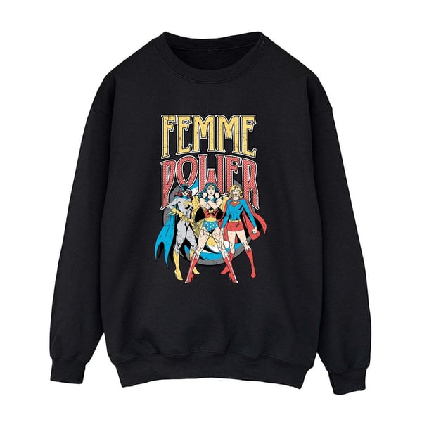DC Comics Dam/Kvinnor Femme Power Wonder Woman Sweatshirt