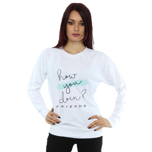 Friends Womens/Ladies How You Doin? Handwriting Sweatshirt