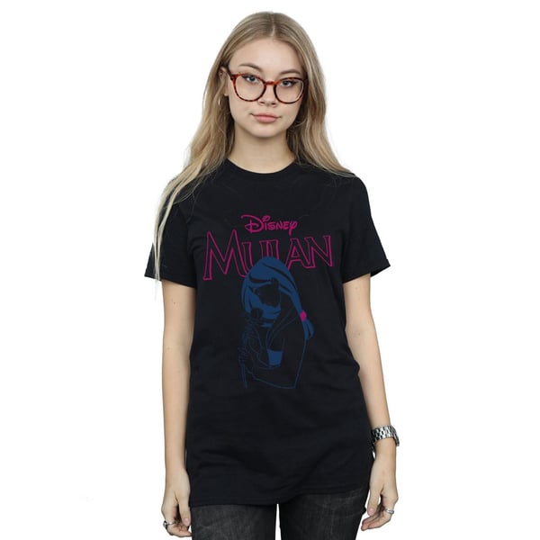 Disney Womens/Ladies Mulan Magnolia Line Cotton Boyfriend T-Shirt