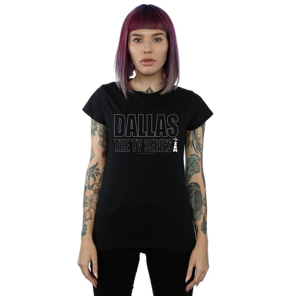 Dallas Womens/Ladies TV Series Logo Cotton T-Shirt