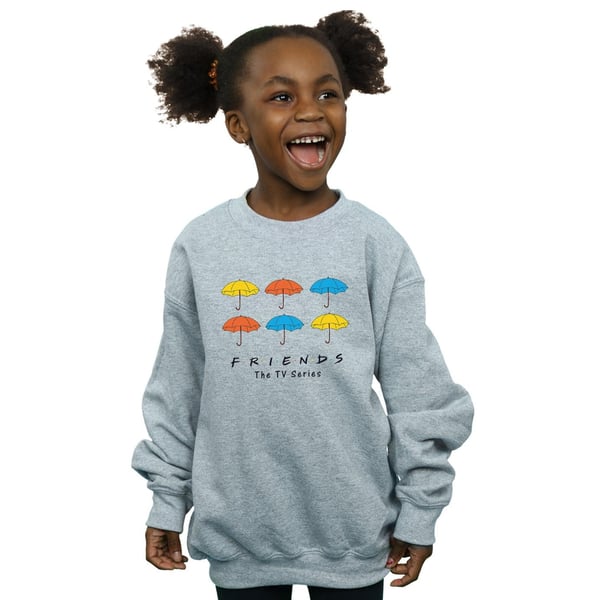 Friends Girls Coloured Umbrellas Sweatshirt