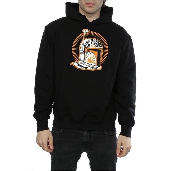 Star Wars Mens Boba Fett Dia De Los Muertos Hoodie