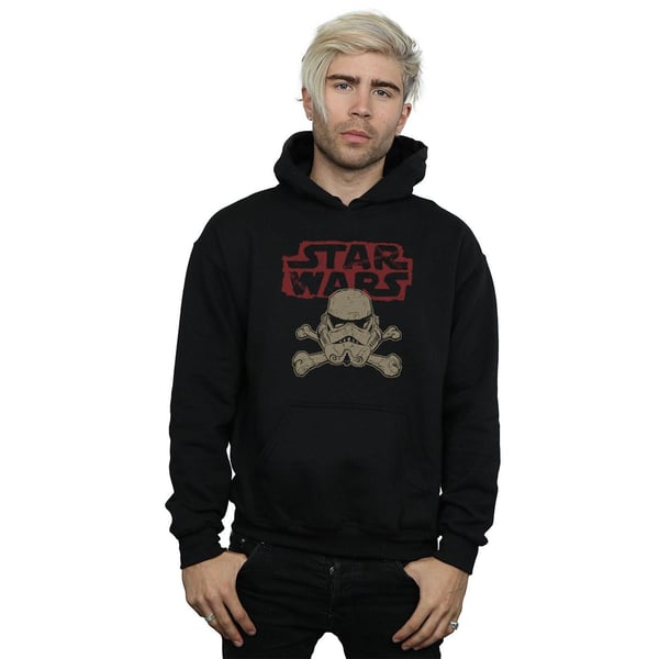 Star Wars Mens Stormtrooper Skull Logo Hoodie
