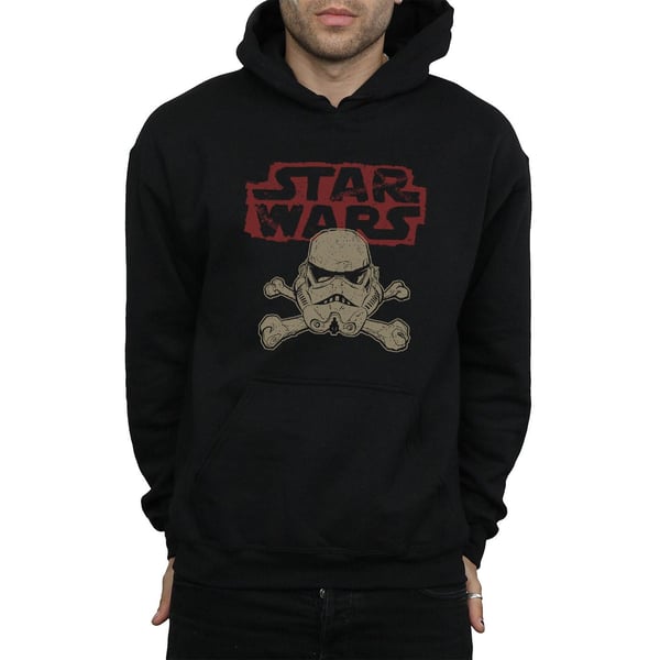 Star Wars Mens Stormtrooper Skull Logo Hoodie