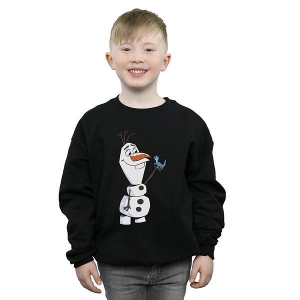 Disney Boys Frozen 2 Olaf And Salamander Sweatshirt