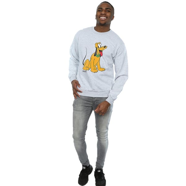 Disney Mens Classic Pluto Sweatshirt