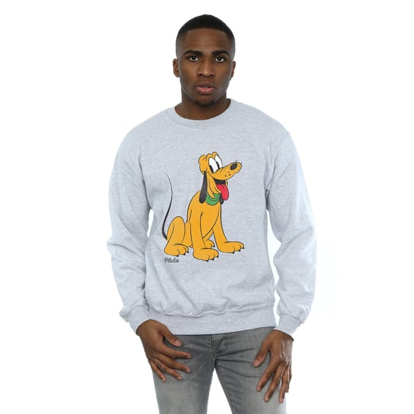 Disney Mens Classic Pluto Sweatshirt